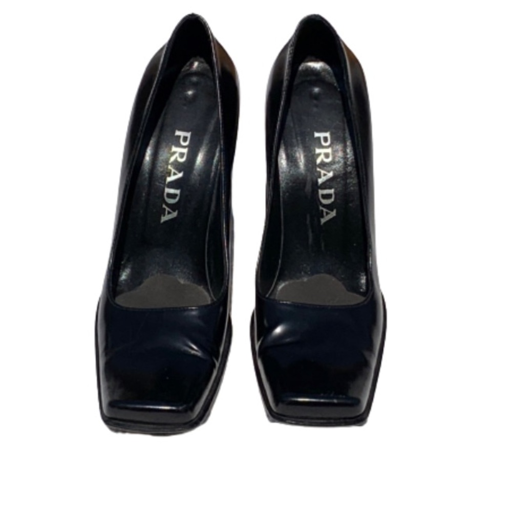 PRADA VINTAGE Black Chunky Heels